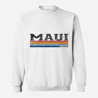 Vintage 1980s Style Maui Hawaii Sweat Shirt - Seseable