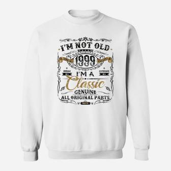 Vintage 22nd Birthday Gif For Men Women Classic 1999 Sweat Shirt - Seseable