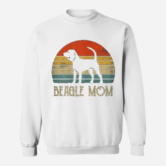 Vintage Beagle Dog Mom Mother Day Gift For Dog Lover Sweat Shirt - Seseable