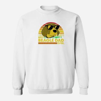Vintage Best Beagle Dad Ever Dog Daddy Father Sweat Shirt - Seseable