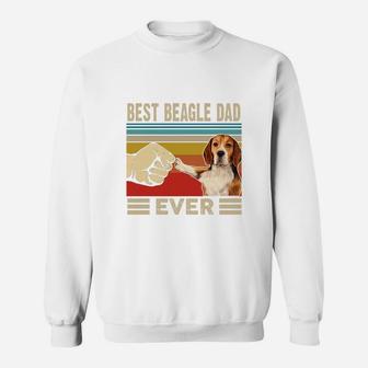 Vintage Best Beagle Dad Ever Sweat Shirt - Seseable