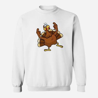 Vintage Funny Turkey Thanksgiving Sweat Shirt - Seseable