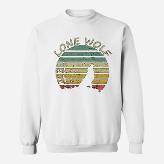 Vintage Lone Wolf Sweat Shirt - Seseable