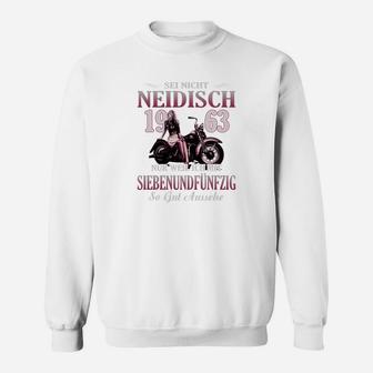 Vintage Motorrad Sweatshirt 1963, Jahrgang Retro Look - Seseable