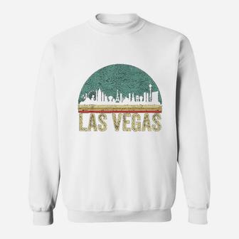 Vintage Retro Las Vegas Souvenir Skyline Las Vegas Sweat Shirt - Seseable
