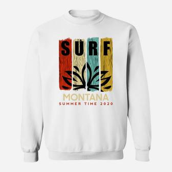 Vintage Surf Montana Summer Time 2020 Sweat Shirt - Seseable
