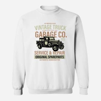 Vintage Truck T-shirt Sweat Shirt - Seseable