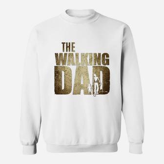 Walking Dad Gift Funny Father Xmas Birthday Gift For Dad Sweat Shirt - Seseable