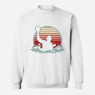 Water Polo Retro Vintage 80s Style Coach Player Gift Sweat Shirt - Seseable
