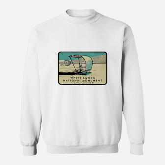 White Sands National Monument New Mexico Vintage Travel Decal Tshirt Christmas Ugly Sweater Sweat Shirt - Seseable