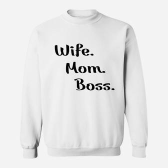 Wife Mom Boss Game Sweat Shirt - Seseable