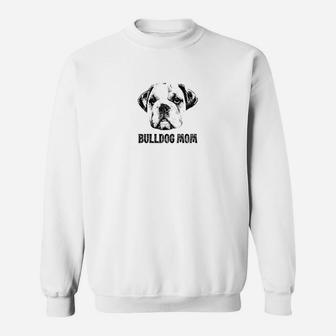 Womens English Bulldog Mom English Bulldog Shirts Sweat Shirt - Seseable