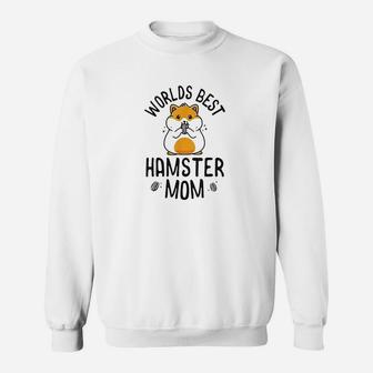 World Best Hamster Mom For Girls Women Kids Kawaii Sweat Shirt - Seseable