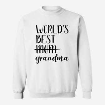 World's Best Mom Grandma Sweat Shirt | Seseable UK