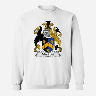 Wright Coat Of Arms Irish Family Crests Sweat Shirt - Seseable