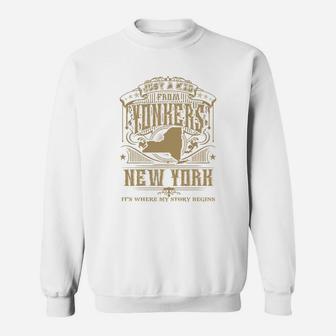 Yonkers It Is Where My Story Begins New York Sweat Shirt - Seseable