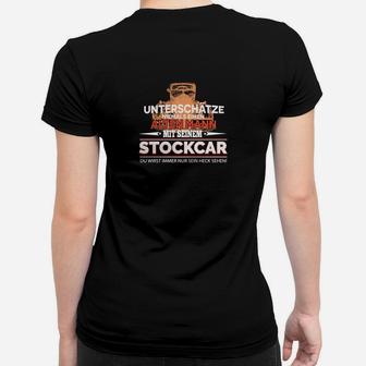 Alten Mann Mit Seinem Stockcar Frauen T-Shirt - Seseable