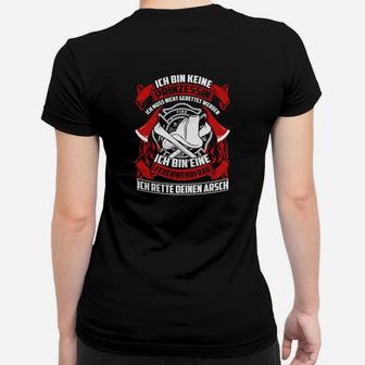 Feuerwehr Feuerwehrfrau Frauen T-Shirt - Seseable