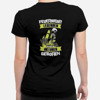 Feuerwehr Legende Oktober Frauen T-Shirt - Seseable