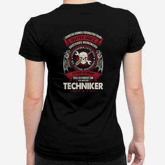 Frauen Tshirt für Techniker mit Lustigem Spruch, Ingenieur Motto - Seseable