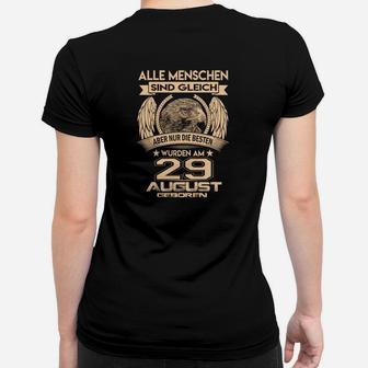 Geburtstags-Frauen Tshirt Personalisiert, Adler-Motiv 29. August - Seseable