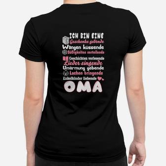 Ich Bin Eine Oma Frauen Tshirt: Wangenküssende, Geschichtenlesende Liebe - Seseable