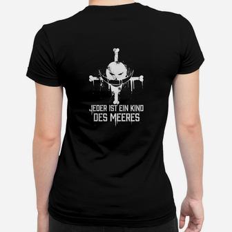 Meeresthema Herren Frauen Tshirt, Kind des Meeres Aufdruck - Seseable