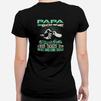 Papa Unschlagbar Herren Frauen Tshirt, Motivations-Slogan mit Boxhandschuhen - Seseable