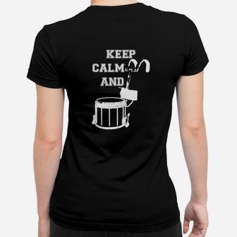 Schlagzeuger Schlagzeug Drummer Drum Frauen T-Shirt - Seseable