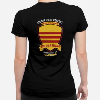 Vietnam Flagge Frauen Tshirt, Patriotischer Spruch Ich Bin Vietnamesisch - Seseable