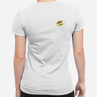 Herren Basic Weißes Frauen Tshirt mit Logo-Design Hinten - Seseable