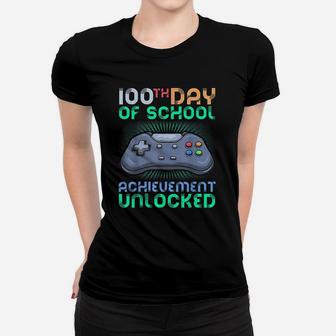 100th Day Of School Teachers Happy 100 Days Ladies Tee - Seseable