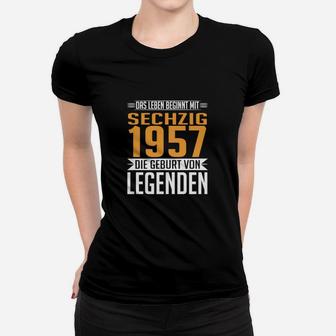 1957 60 Geburt Legenden Frauen T-Shirt - Seseable