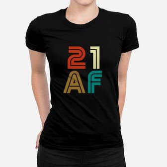 21 Af 1997 21st Gift Retro Classic Vintage Funny Ladies Tee - Seseable