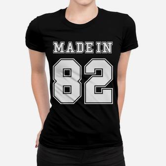 40th Birthday Gift Idea Vintage Made In 1982 Ladies Tee - Seseable