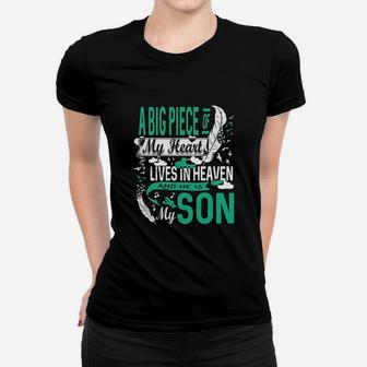 A Big Piece Of My Heart Lives In Son Memorial Women T-shirt - Seseable
