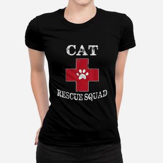 Animal Rescue Cat Rescue Squad Ladies Tee - Seseable