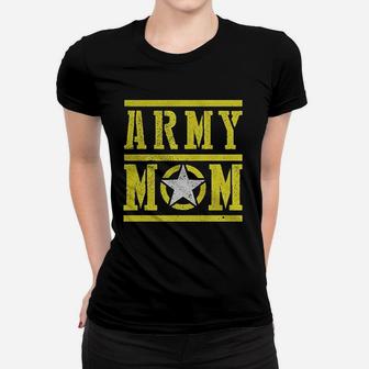 Army Mom Graphic Proud Gift For Mom Mothers Day Ladies Tee - Seseable