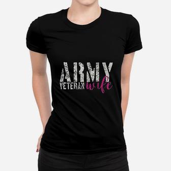 Army Veteran Wife Ladies Tee - Seseable