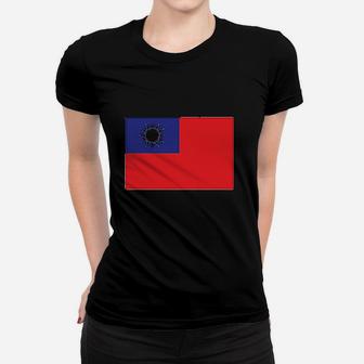 Asian And Middle Eastern National Pride Country Flags Ladies Tee - Seseable
