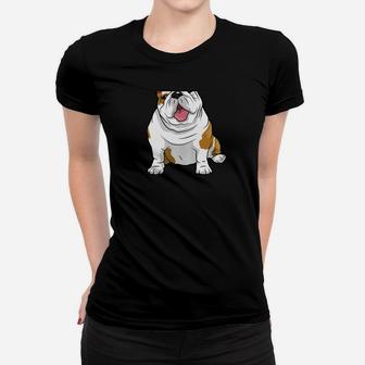 Awesome English Bulldogs Funny English Bulldogs Dogs Pups T Ladies Tee - Seseable
