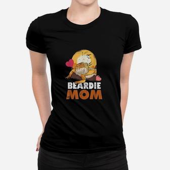 Beardie Mom Bearded Dragon Pogona For Reptile Breeder Ladies Tee - Seseable