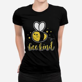 Bee Kind Bumble Bee Kindness Teacher Gift Ladies Tee - Seseable