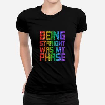 Being Straight Was My Phase Ladies Tee - Seseable