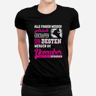 Benen Werden Im November Geboren  Frauen T-Shirt - Seseable