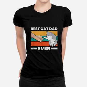 Best Cat Dad Ever Ladies Tee - Seseable