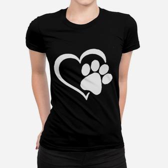 Best Mom Ever Pet Lovers Paw Print Gift For Mom Ladies Tee - Seseable