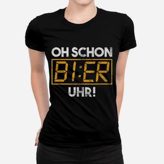 Bier Uhr Brauerei Brauen Biergarten Brau Frauen T-Shirt - Seseable