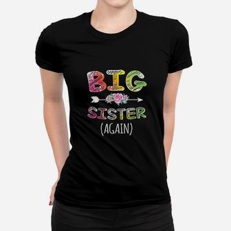 Big Sister Again For Girls, sister presents Ladies Tee - Seseable