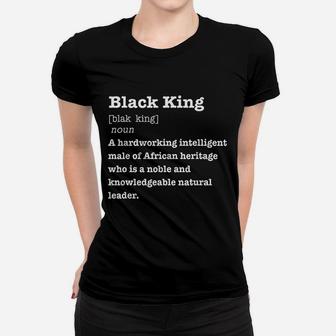 Black King Definition African Pride Melanin Educated Ladies Tee - Seseable